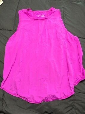 Women's Sleeveless Performance Tank Top - Bright Fuchsia Pink
